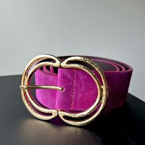 Sézane Selena suede belt T.80 💜